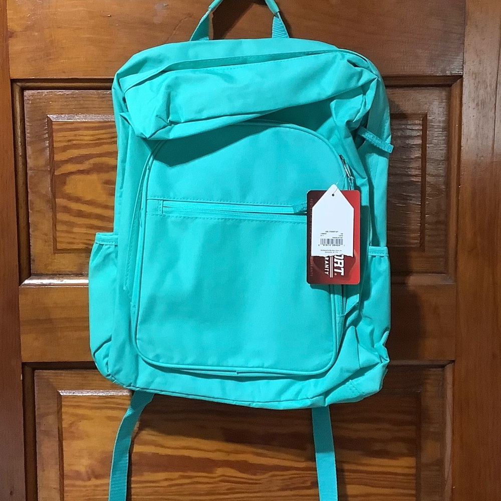 New teal backpack